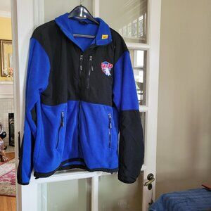 Blue/black WPHS, Wheeling Park HS, zippered fleece jacket
